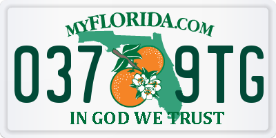 FL license plate 0379TG