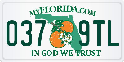 FL license plate 0379TL