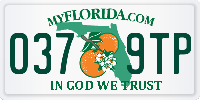 FL license plate 0379TP
