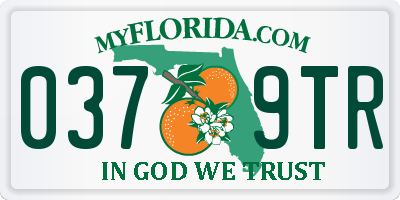 FL license plate 0379TR