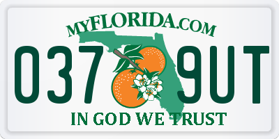 FL license plate 0379UT