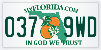 FL license plate 0379WD