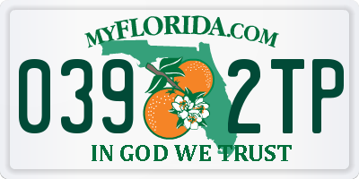 FL license plate 0392TP