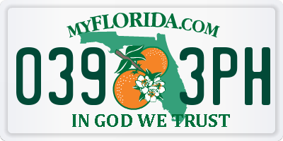 FL license plate 0393PH