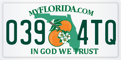 FL license plate 0394TQ