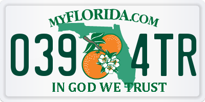 FL license plate 0394TR