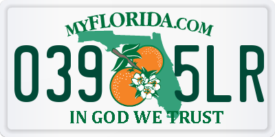 FL license plate 0395LR