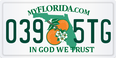 FL license plate 0395TG