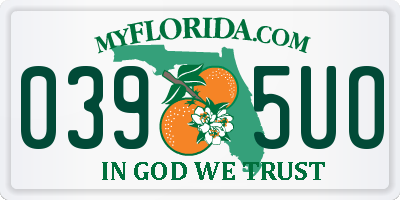 FL license plate 0395UO