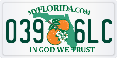 FL license plate 0396LC