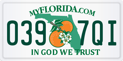 FL license plate 0397QI