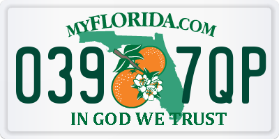 FL license plate 0397QP