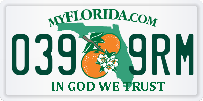 FL license plate 0399RM