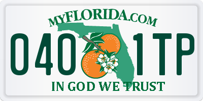 FL license plate 0401TP