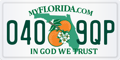 FL license plate 0409QP