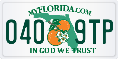 FL license plate 0409TP