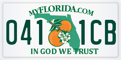 FL license plate 0411CB