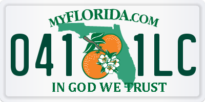 FL license plate 0411LC