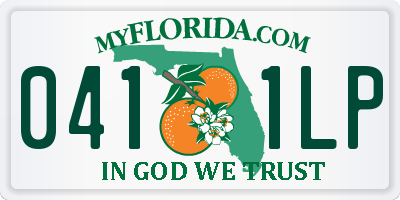 FL license plate 0411LP