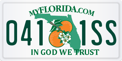 FL license plate 0411SS