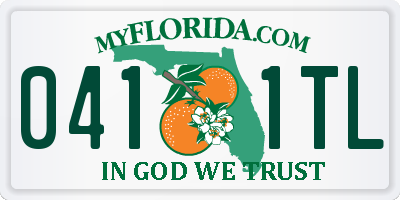 FL license plate 0411TL
