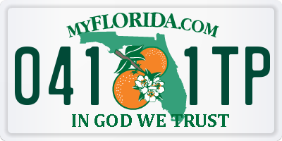 FL license plate 0411TP