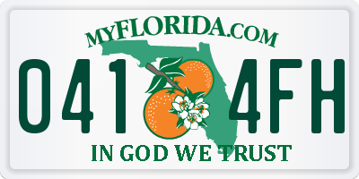 FL license plate 0414FH