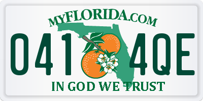 FL license plate 0414QE
