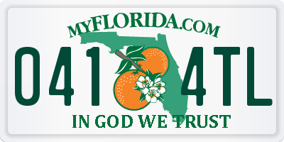 FL license plate 0414TL
