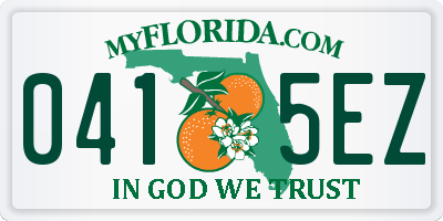 FL license plate 0415EZ