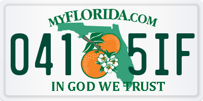 FL license plate 0415IF