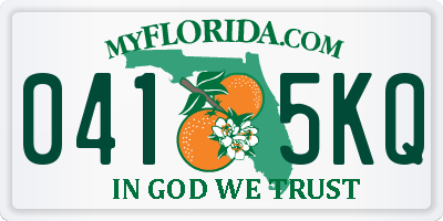 FL license plate 0415KQ