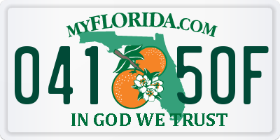 FL license plate 0415OF