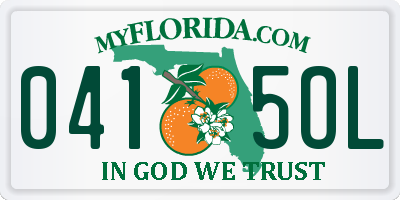FL license plate 0415OL