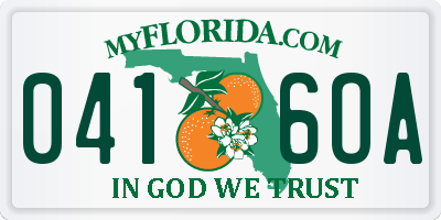 FL license plate 0416OA