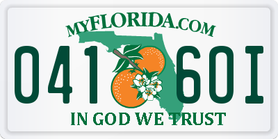 FL license plate 0416OI