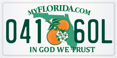 FL license plate 0416OL