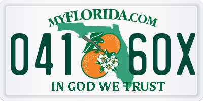 FL license plate 0416OX