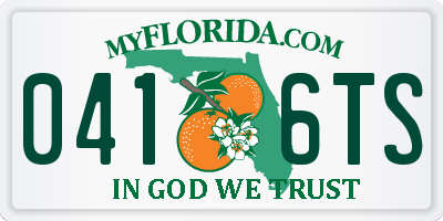 FL license plate 0416TS