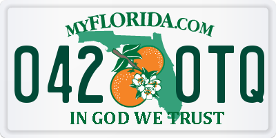FL license plate 0420TQ