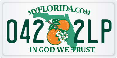 FL license plate 0422LP