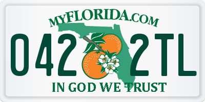 FL license plate 0422TL