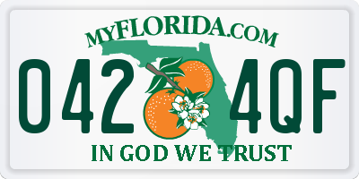 FL license plate 0424QF