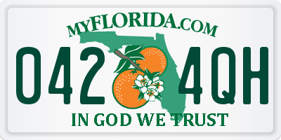 FL license plate 0424QH