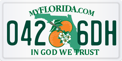 FL license plate 0426DH