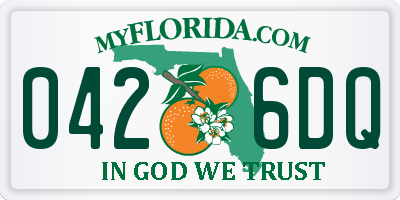FL license plate 0426DQ