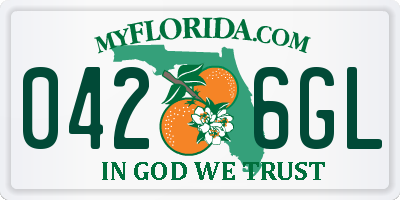 FL license plate 0426GL