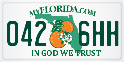 FL license plate 0426HH