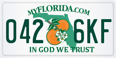 FL license plate 0426KF