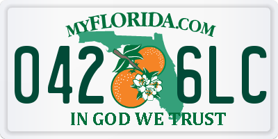 FL license plate 0426LC